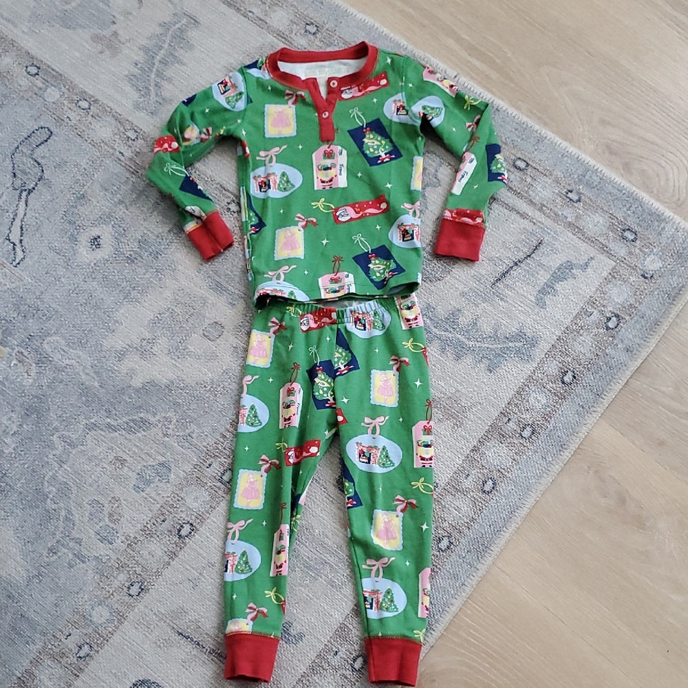 The Beaufort Bonnet Company Christmas Holiday Toddler Girls Pajamas Sz2T
